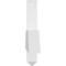 Ekena Millwork Eugene Architectural Grade PVC Gable Bracket, 60"W x 10"H x 2"D x 4"F, 4/12 Pitch GBP060X10X0204EUG00 - alternate 5